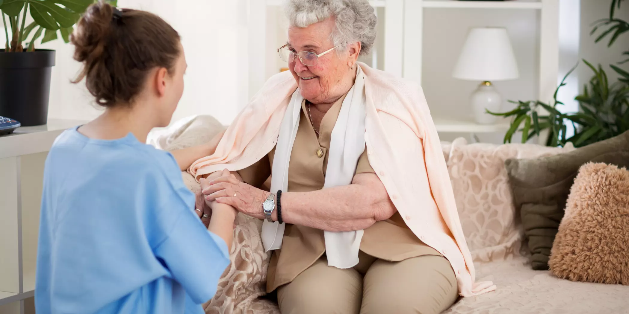 Nurse caring an elder Caring Nurses LLC